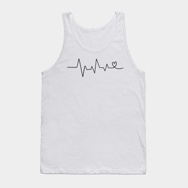 Heartbeat Tank Top by Moonance